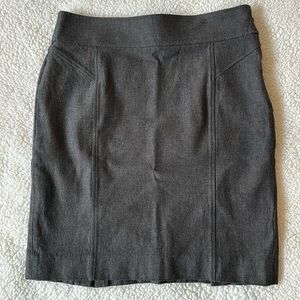 Banana Republic Grey Herringbone Skirt